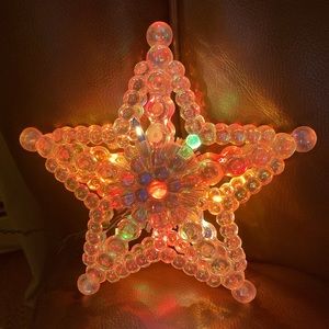 Lightening Star CHRISTMAS Tree decor